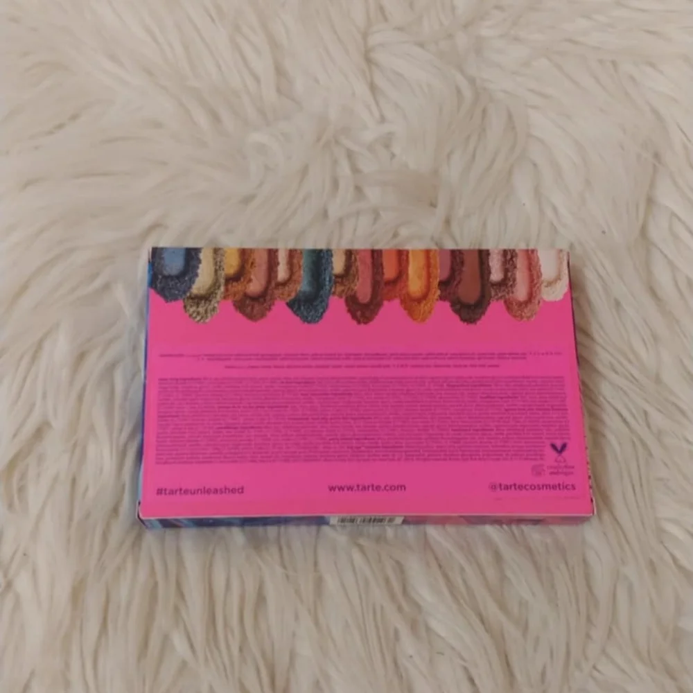 💖FIRM! NWT TARTE UNLEASHED EYESHADOW PALETTE WITH TRAVEL SIZE BIG EGO MASCARA